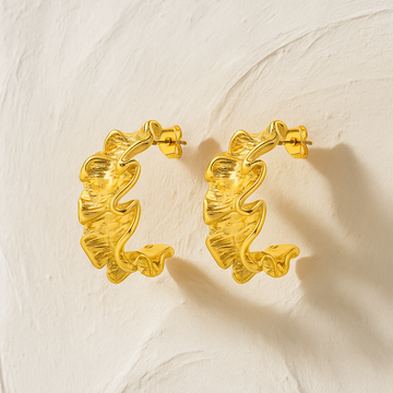 Golden Waves Earrings
