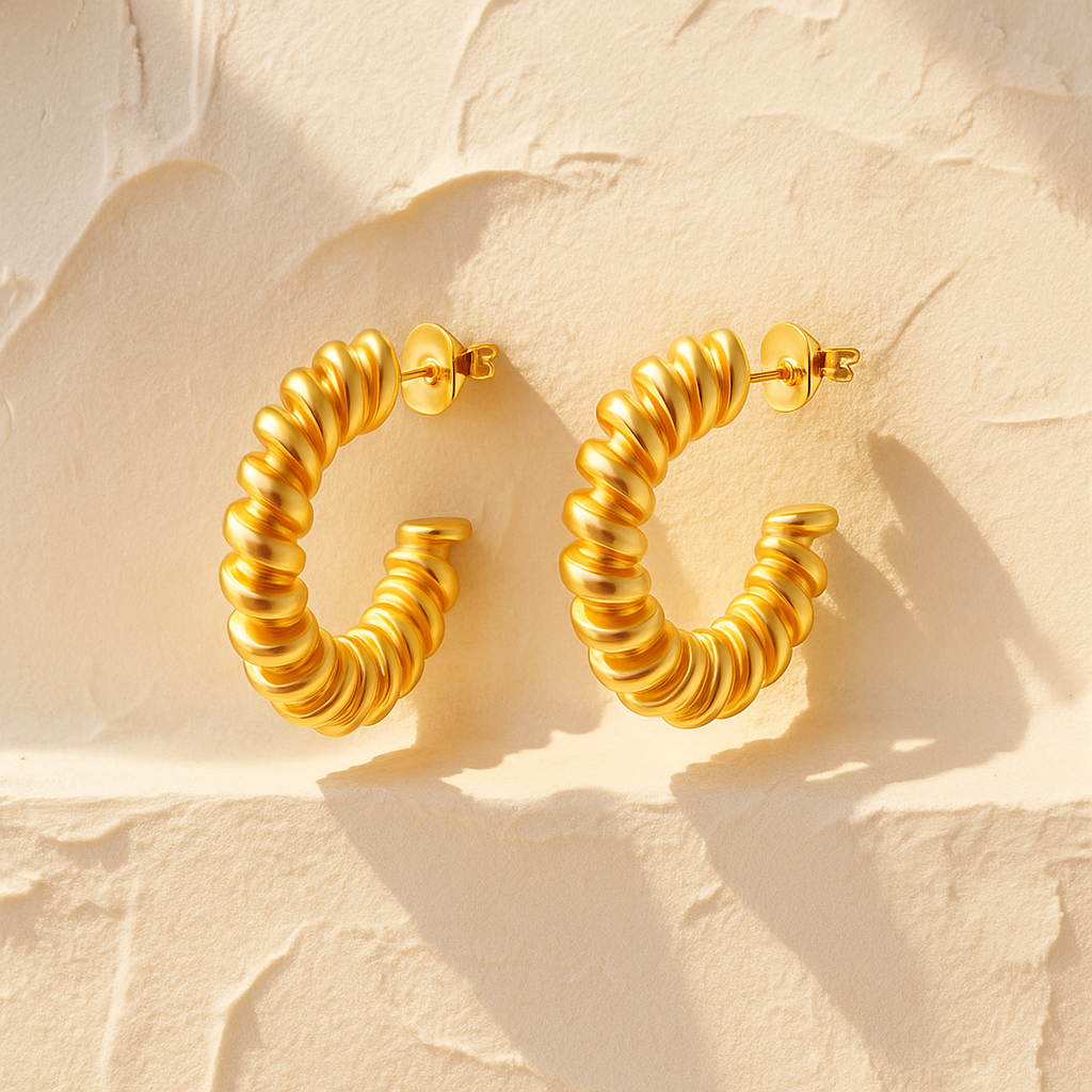 Spiral Radiance Studs