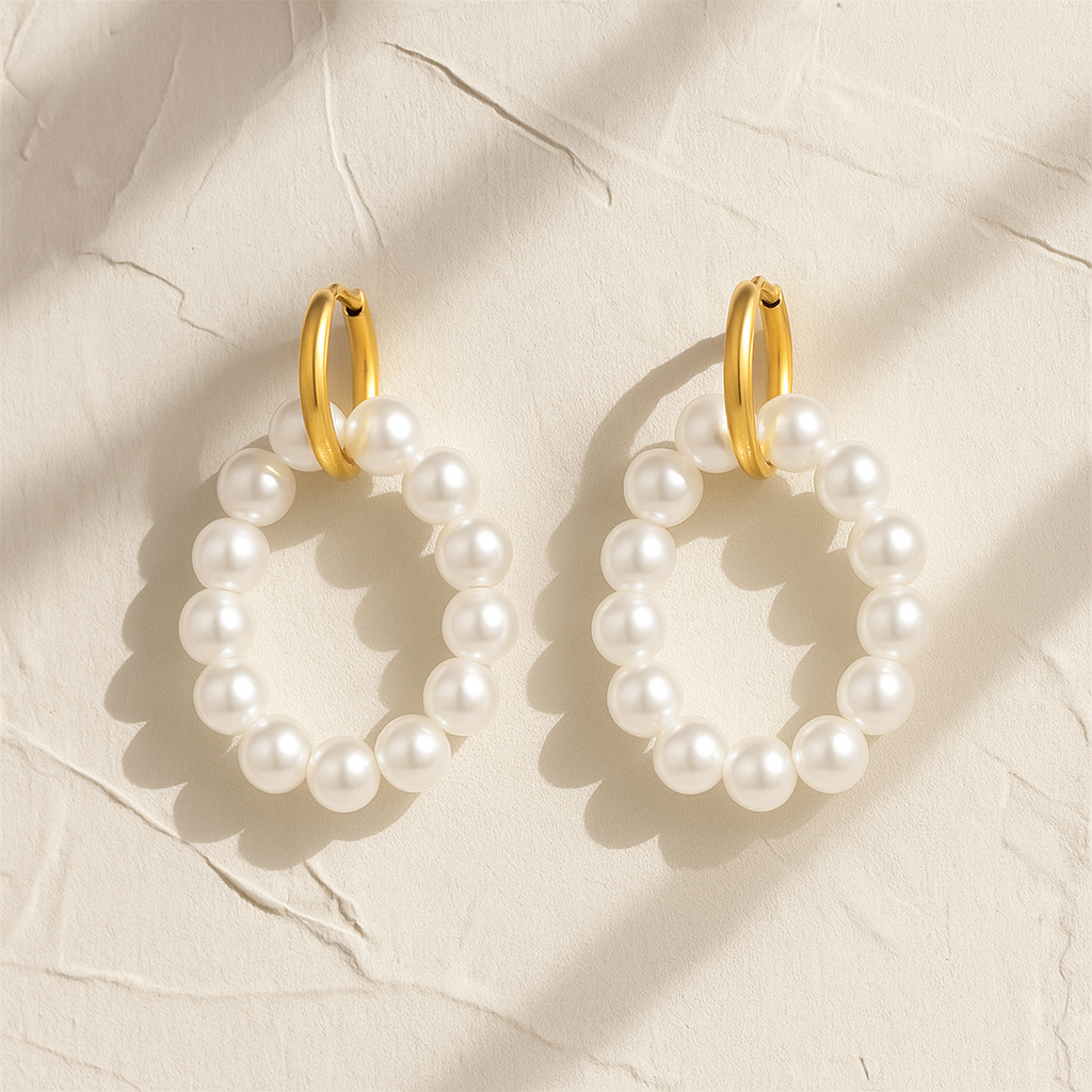 Pearl Hoops